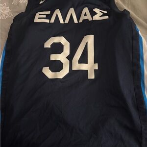 Nike Greece National Team Giannis Antetokounmpo #34 jersey